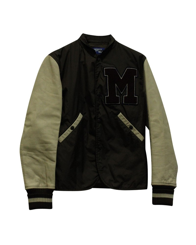 Junya Watanabe x Comme Des Garcon Baseball Jacket in Brown Nylon 7703691493436