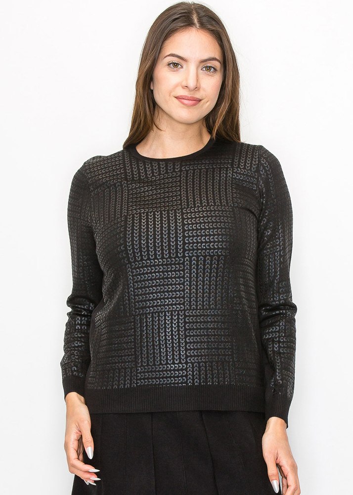 Midnight Shine Knit Pullover 7832921669692