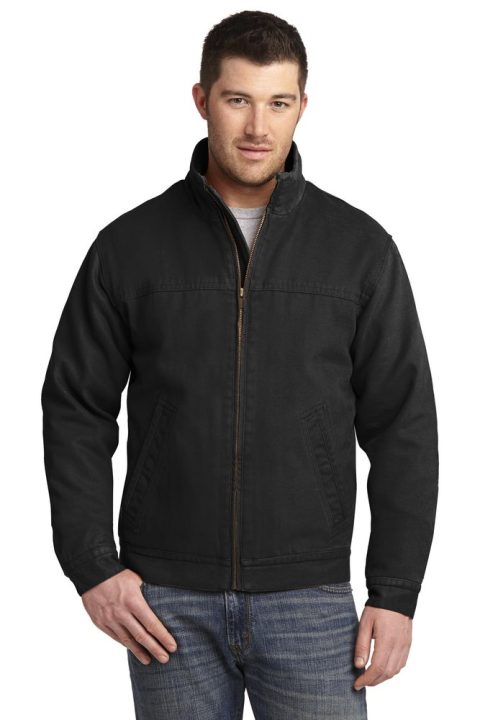 CornerStone Men’s Washed Duck Cloth Flannel-Lined Work Jacket. CSJ40