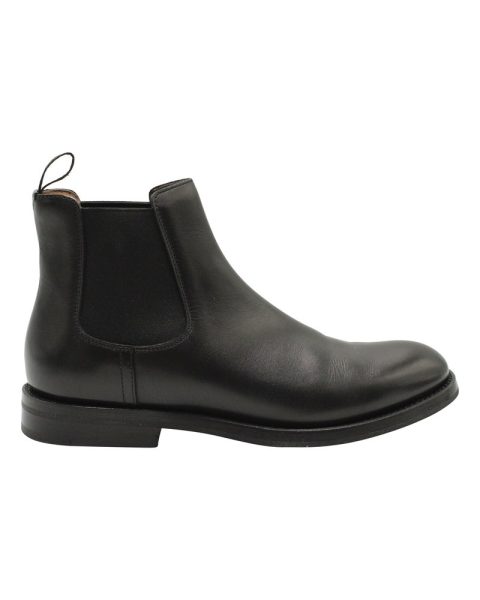 Church’s Monmouth WG Chelsea Boots in Black Calfskin Leather 7703697588284
