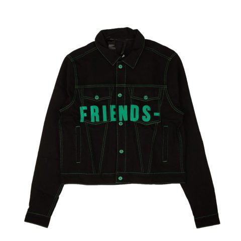 Vlone Friends Denim Jacket – Black/Green