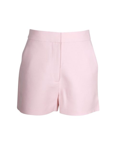 Valentino Tailored Shorts in Pink Wool 7703698407484