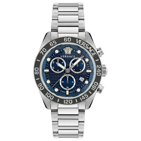 Versace Men’s Greca Dome 43mm Quartz Watch 7805795237948
