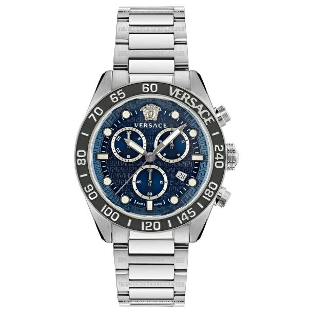 Versace Men’s Greca Dome 43mm Quartz Watch 7805795237948