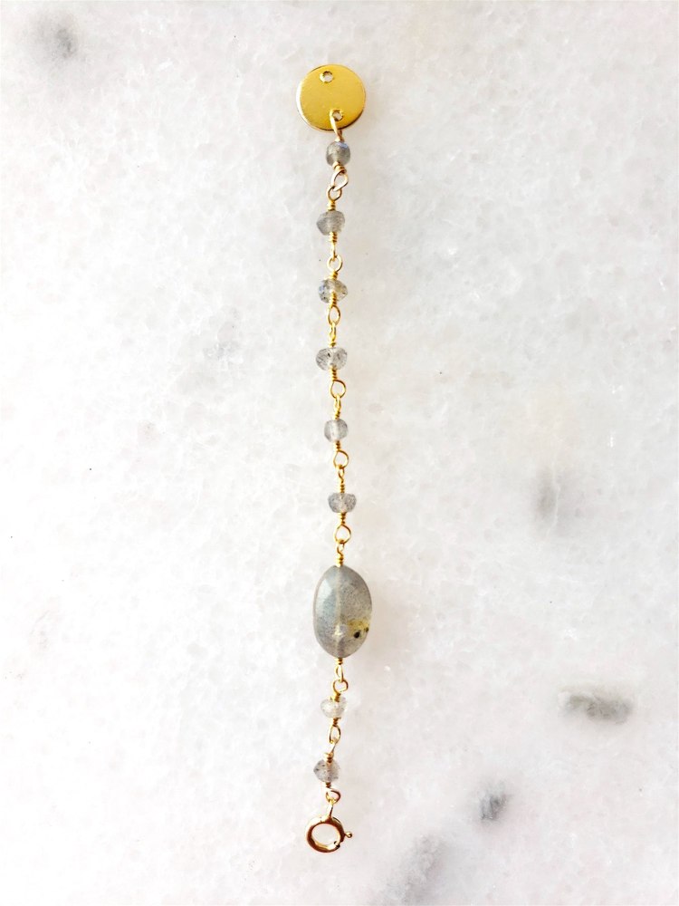 Semi-Precious Bead Necklace Extender 7228780544060