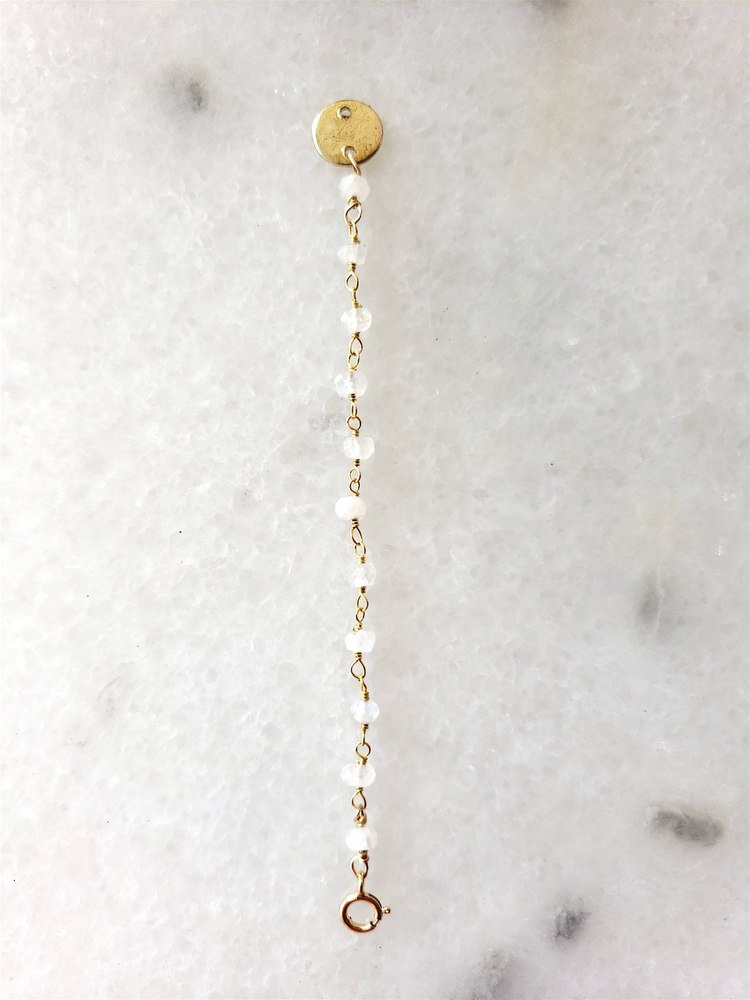 Semi-Precious Bead Necklace Extender 7228780740668
