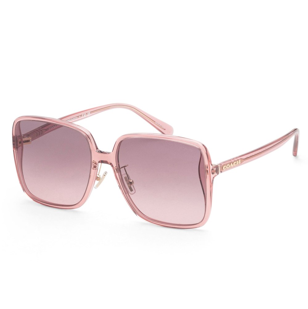 Coach Women’s 61mm Transparent Berry Sunglasses 7805795336252
