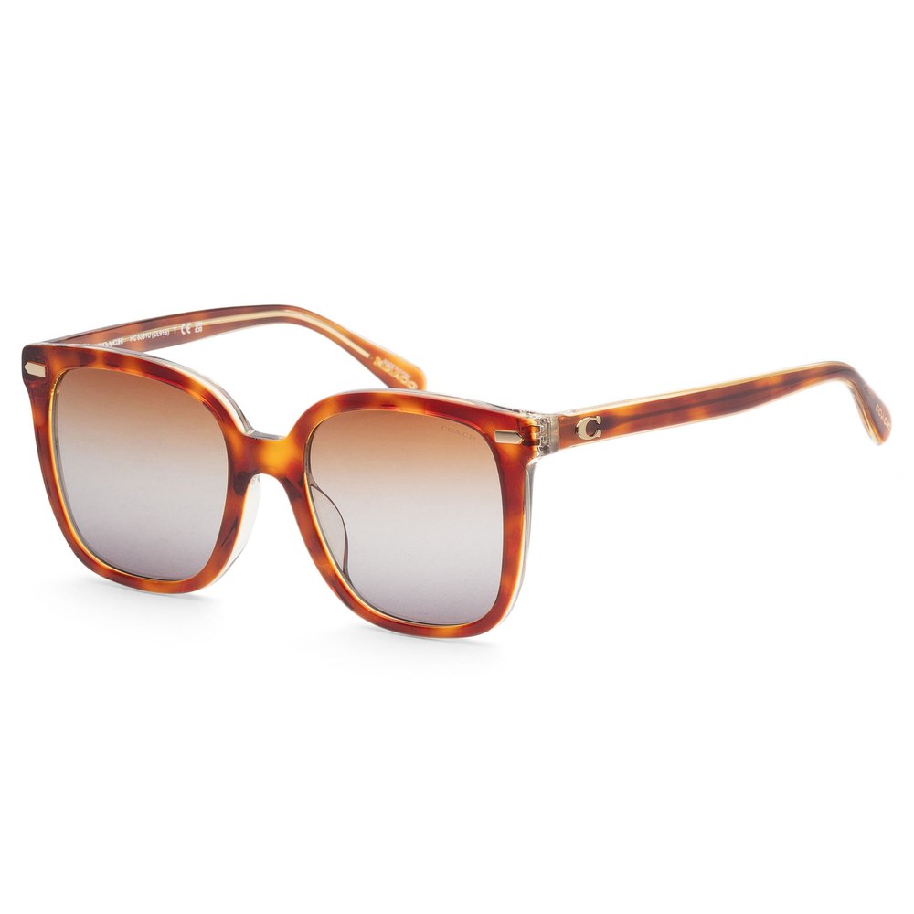 Coach Women’s 54mm Dark Tortoise Canary Sunglasses 7805795434556