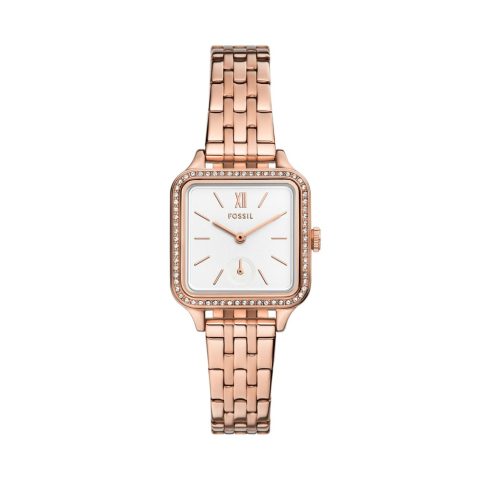 Fossil Women’s Colleen Three-Hand, Rose Gold-Tone Stainless Steel Watch 7805796810812