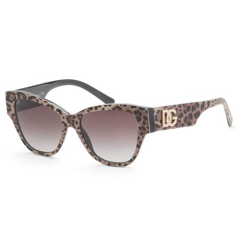Dolce & Gabbana Women’s 54mm Leo Brown On Black Sunglasses 7805796909116