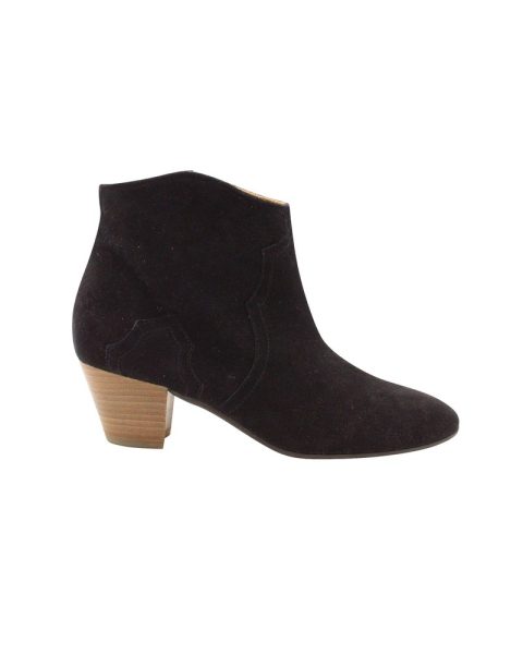 Isabel Marant Dicker Ankle Boots in Black Suede 7703701717052