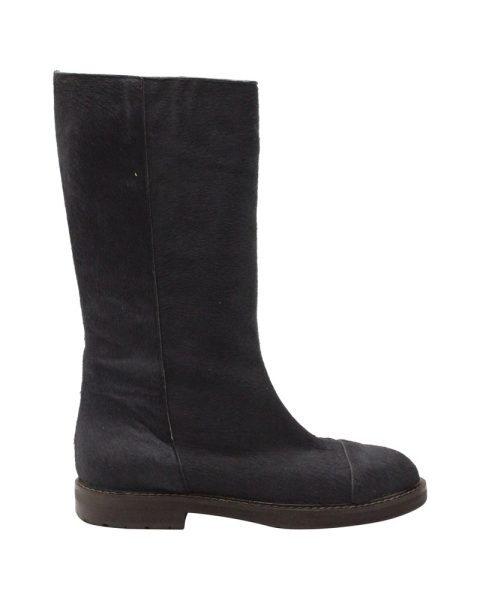 Marni Boots in Black Ponyhair 7703704043580