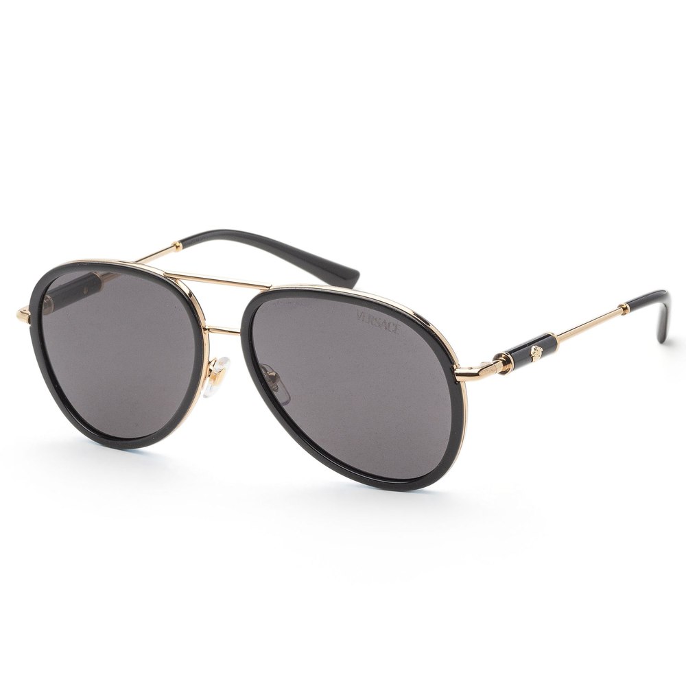 Versace Unisex 60mm Black Sunglasses 7805797728316