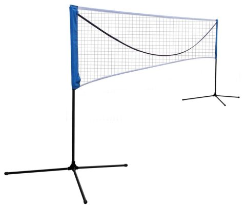 Streamdale Portable Large Volleyball Badminton Tennis Net with Carrying Bag Stand/Frame 20FT 7832968134716