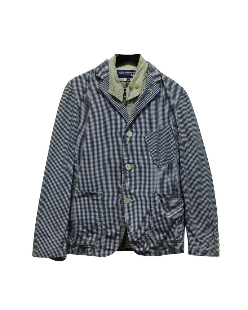 Junya Watanabe Checkered Jacket in Multicolor Cotton 7703704371260