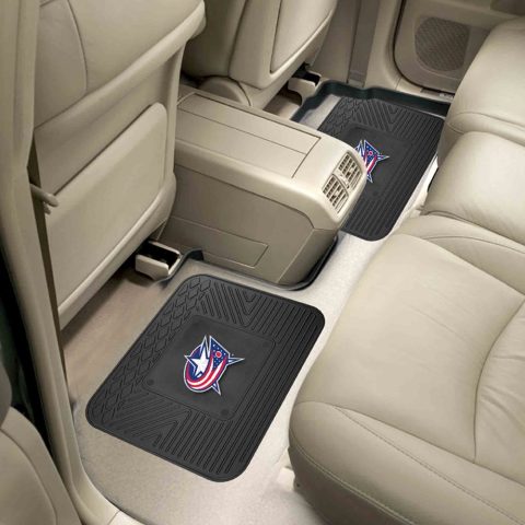 Fanmats Columbus Blue Jackets Back Seat Car Utility Mats – 2 Piece Set