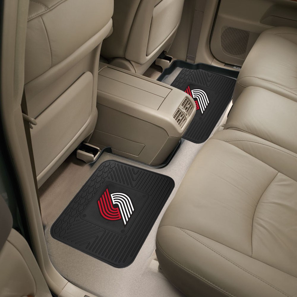 Fanmats Portland Trail Blazers Back Seat Car Utility Mats – 2 Piece Set