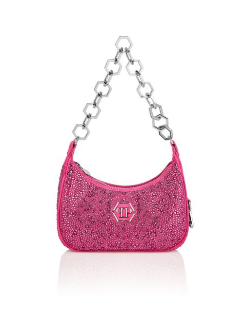 Leather Shoulder Bag Crystal 7805801562172