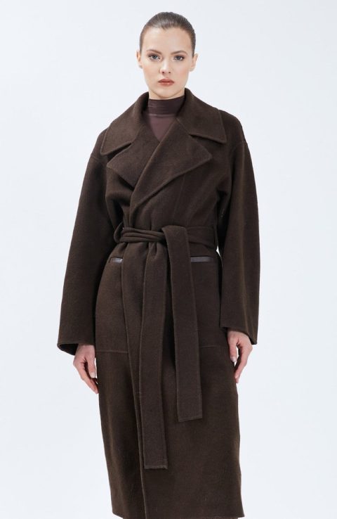 Nicole Benisti Womens Iris Wrap Coat 7833024233532