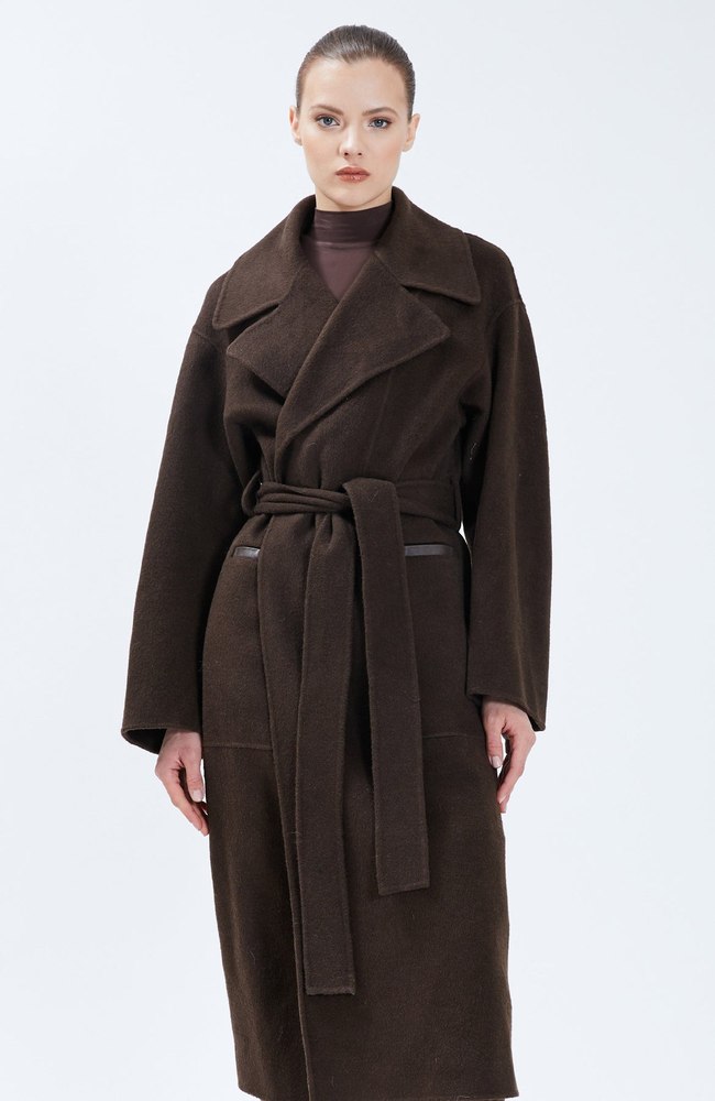Nicole Benisti Womens Iris Wrap Coat 7833024233532