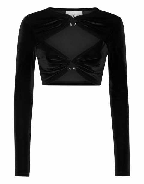 Long-sleeve Cropped Top 7805801988156