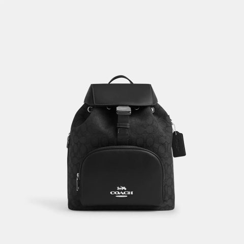 Coach Outlet Pace Large Backpack In Signature Jacquard 7704194744380