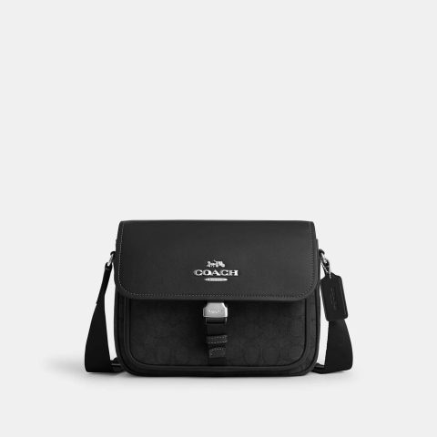 Coach Outlet Pace Messenger Bag In Signature Jacquard 7704198021180