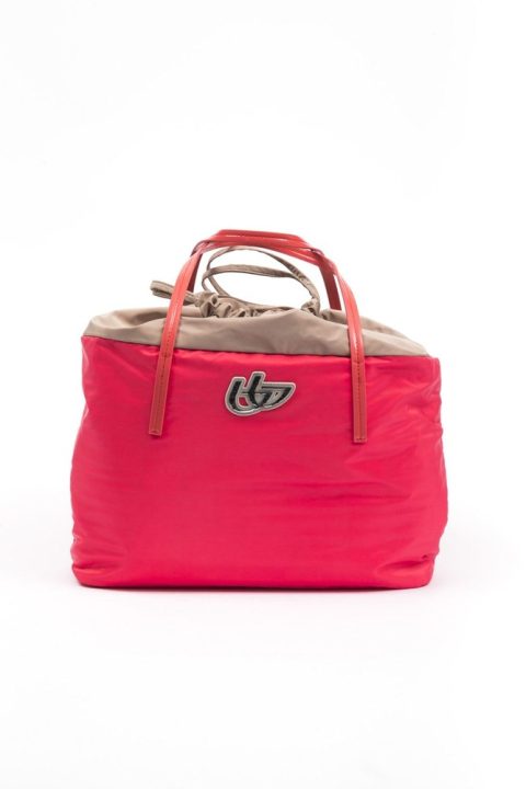 BYBLOS Elegant Fabric and Patent Shopper Women’s Tote