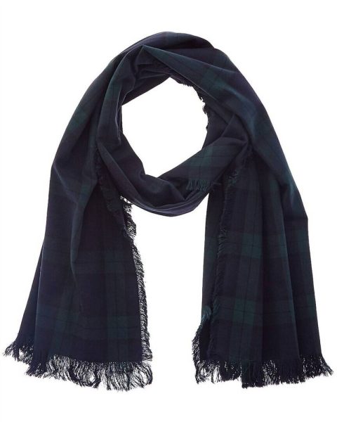 Men’s Tartan Scarf In Blackwatch