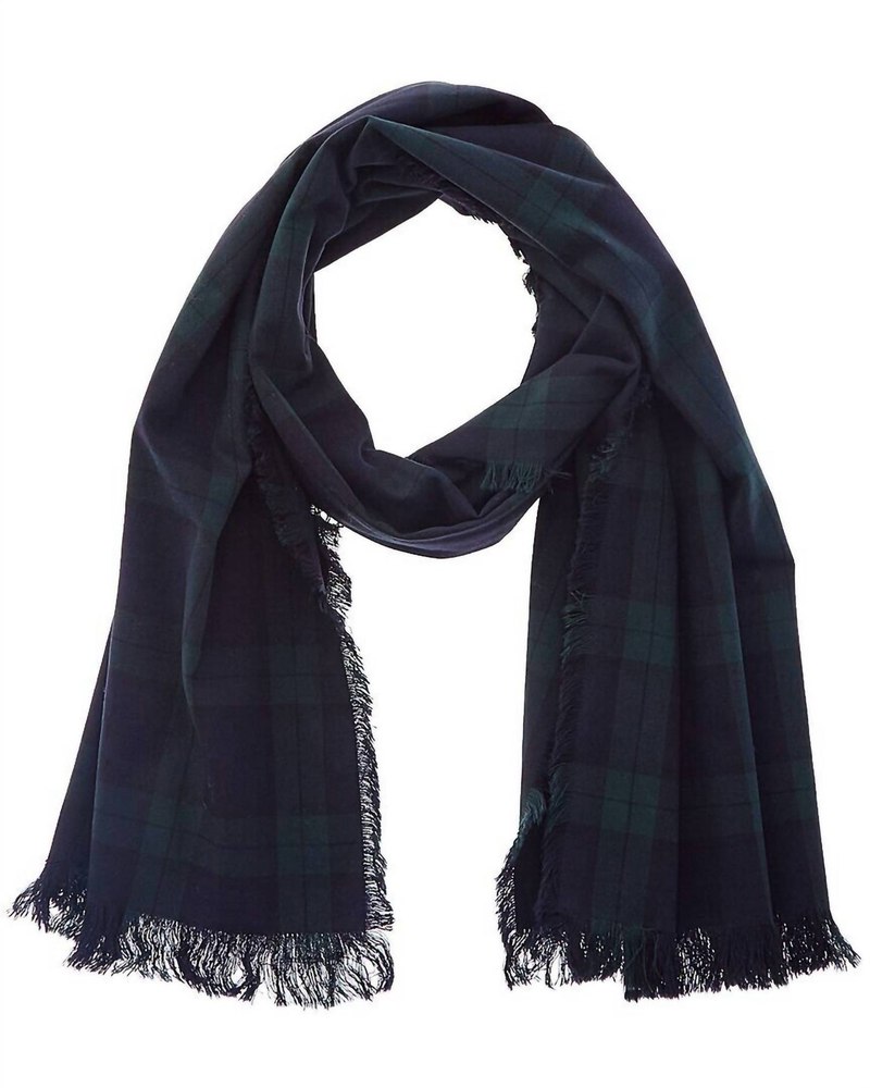 Men’s Tartan Scarf In Blackwatch