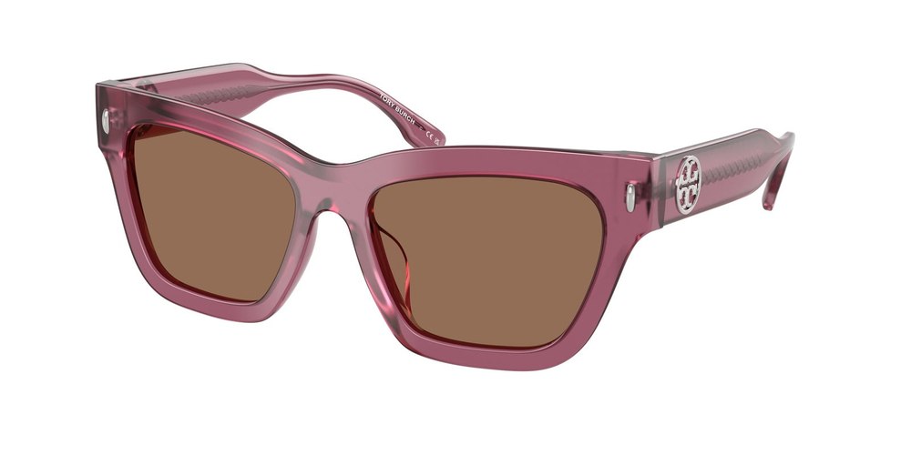 Tory Burch Women’s 54mm Berry Transparent Sunglasses 7805805166652