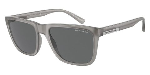Armani Exchange Men’s 57mm Shiny Opaline Grey Sunglasses 7805806444604