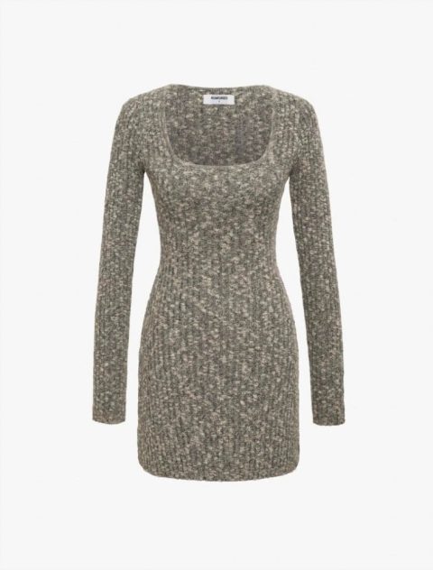 Alpine Mini Dress In Granite