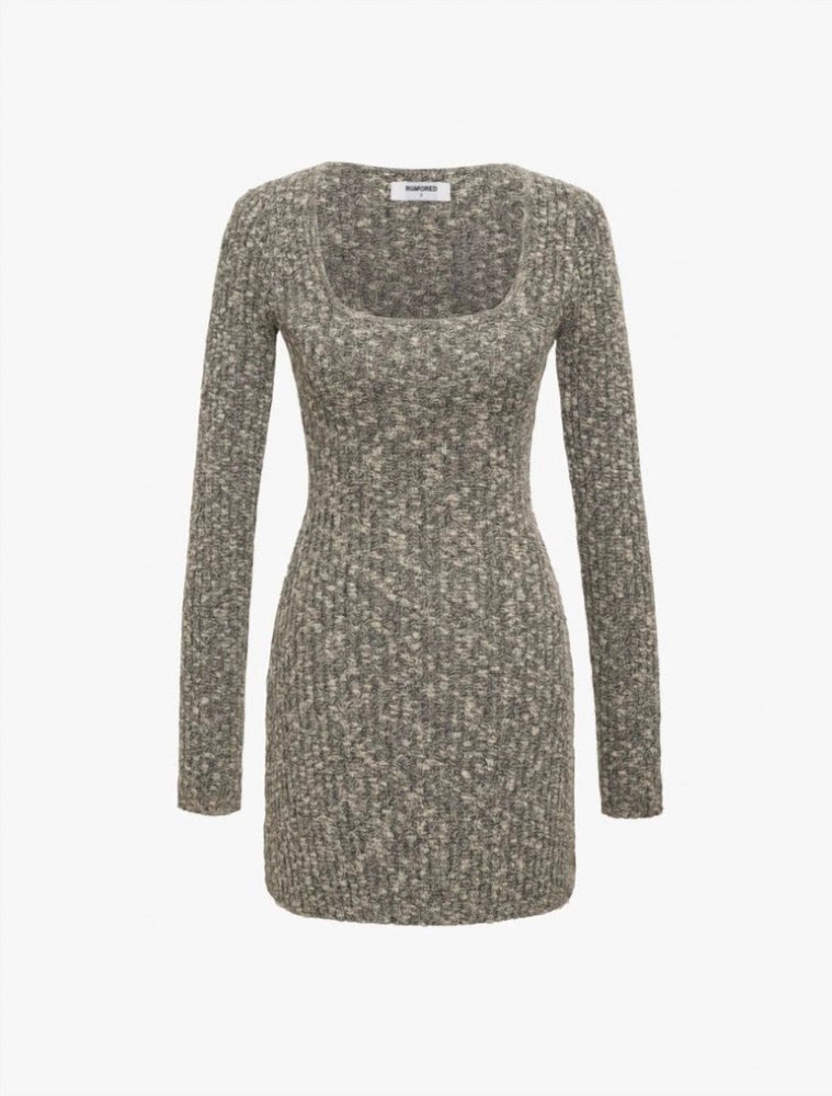 Alpine Mini Dress In Granite