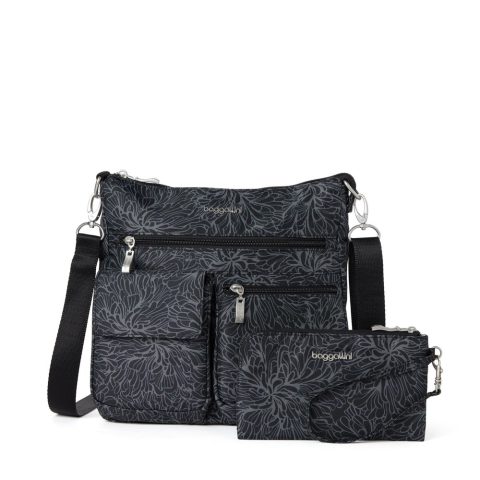 baggallini Women’s Modern Everywhere Slim Crossbody Bag with RFID Wristlet