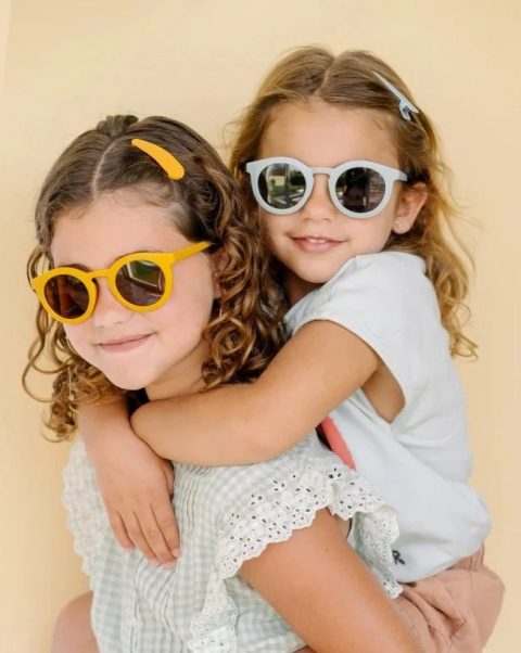 Sustainable Kids Polarized Sunglasses – Golden