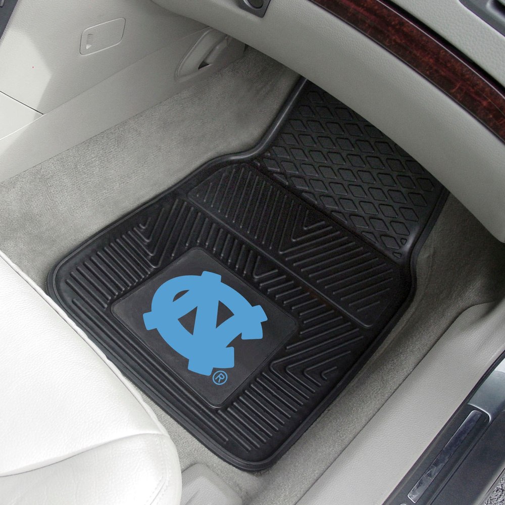 Fanmats North Carolina Tar Heels Heavy Duty Car Mat Set – 2 Pieces