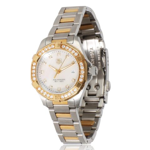 Tag Heuer Aquaracer WAY1453.BD0922 Women’s Watch in 18kt Stainless Steel/Yellow 7833140985916