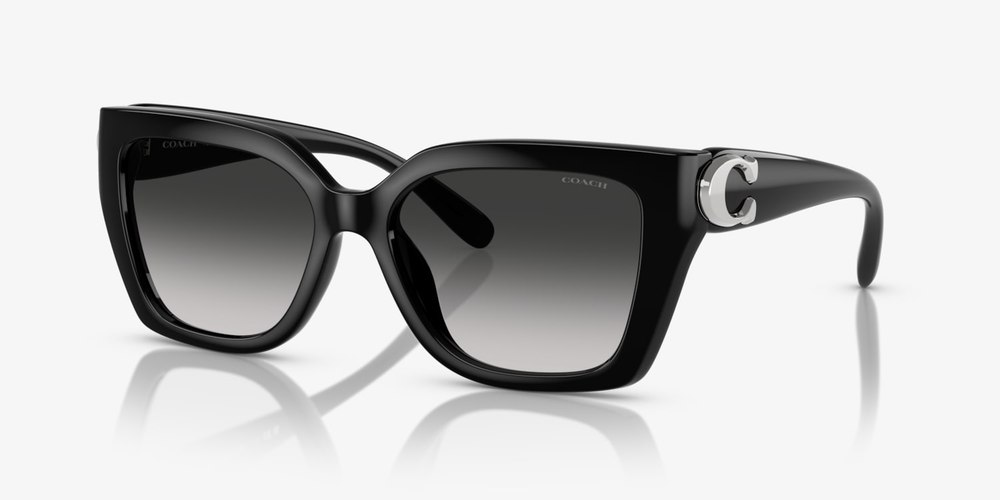 Coach Women’s 55mm Black Sunglasses 7805811818556