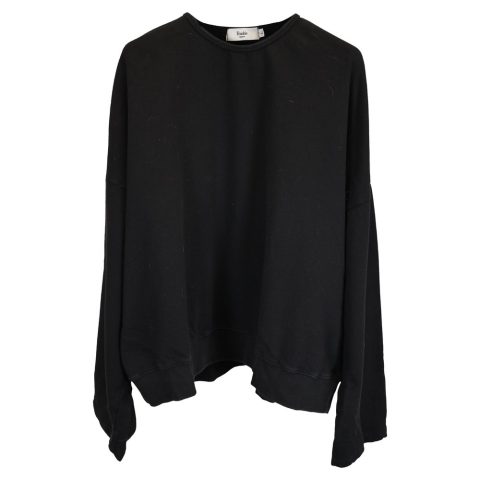 Frankie Shop Crewneck Sweatshirt in Black Cotton 7833141346364