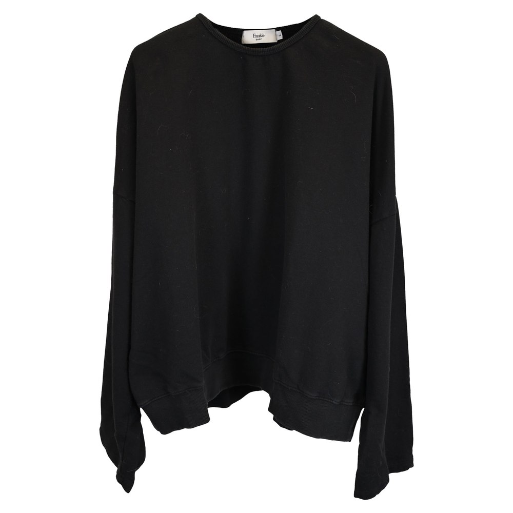 Frankie Shop Crewneck Sweatshirt in Black Cotton 7833141346364