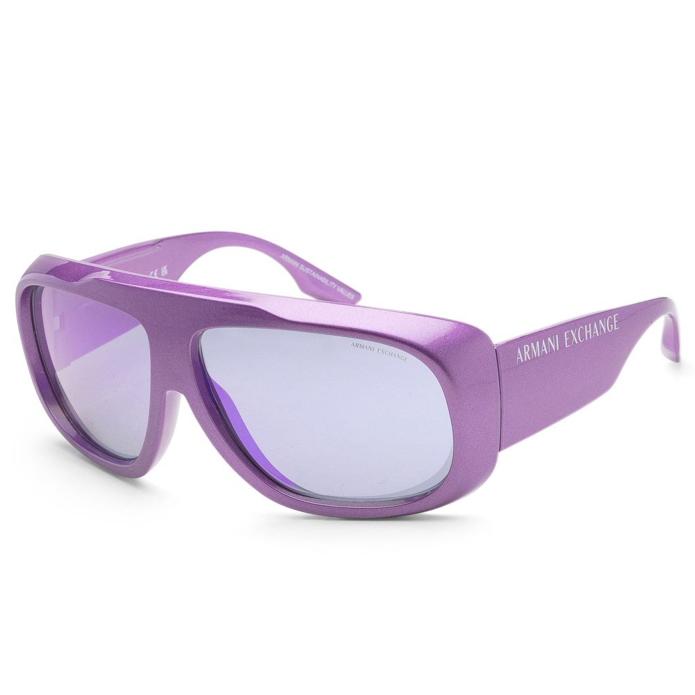 Armani Exchange Men’s 67mm Metalized Purple Sunglasses 7805812867132