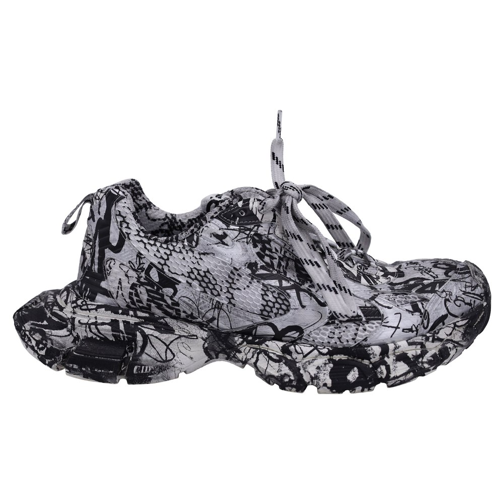 Balenciaga 3XL Extreme Graffiti Low-Top Sneakers in Multicolor Polyurethane 7833147768892