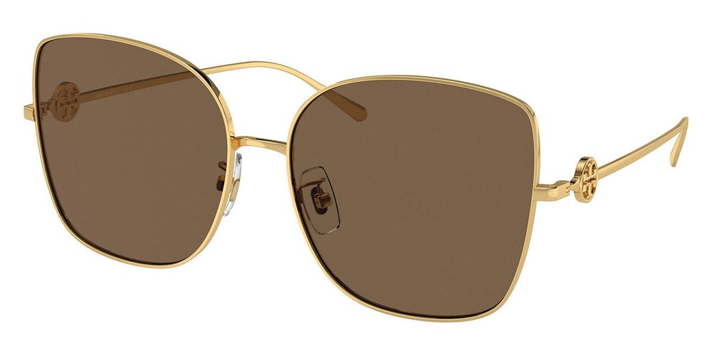 Tory Burch Women’s 60mm Shiny Gold Sunglasses 7805815390268