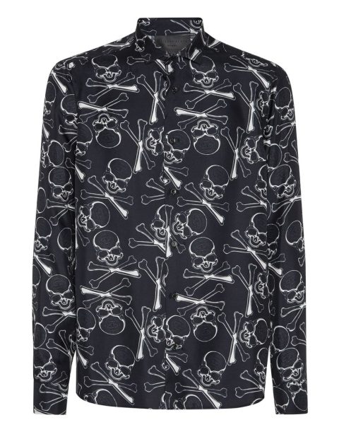 Silk Dandy Shirt Skull&Bones 7805815619644