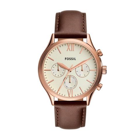 Fossil Men’s Fenmore Multifunction, Rose Gold-Tone Stainless Steel Watch 7805815423036