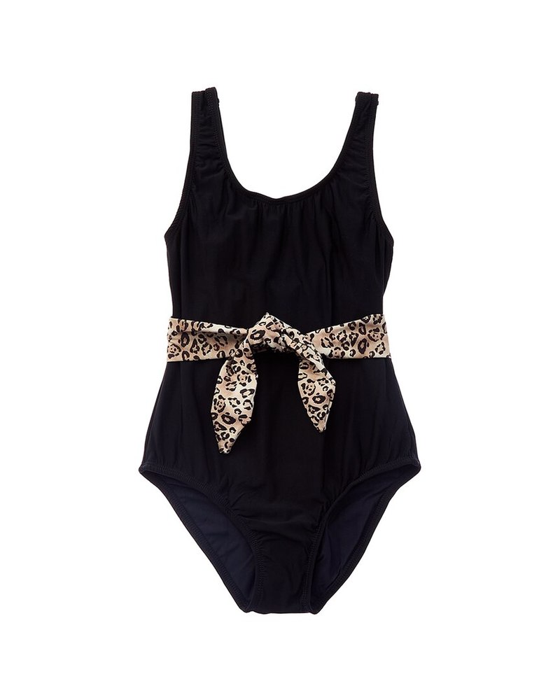 PilyQ Belted Bow One-Piece