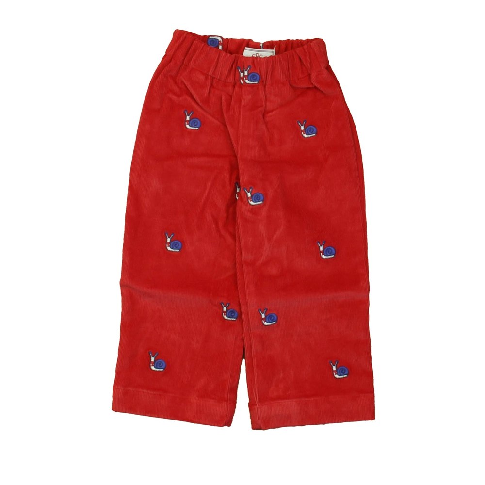 Classic Prep Boys Post Box Red Snail Corduroy Pants 7805820141628