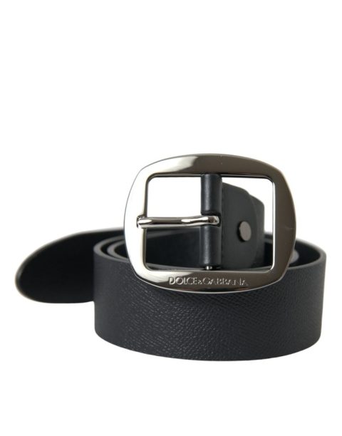 Dolce & Gabbana Calf Leather Metal Buckle Men’s Belt 7387733688380