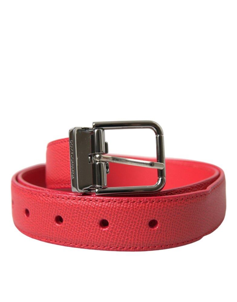 Dolce & Gabbana Calf Leather Metal Buckle Women’s Belt